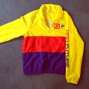 Odd Future Red Blue & Yellow Windbreaker